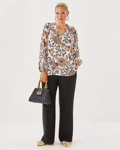 Lilly Pulitzer Elsa Silk Top In White