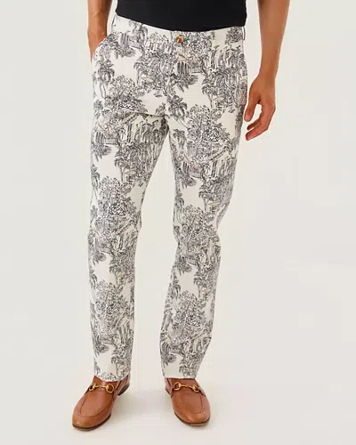 Lilly Pulitzer Men's Stuff 34" Mizner Stretch Pant In Gray