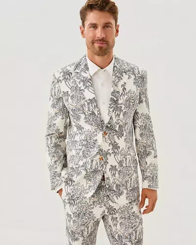 Lilly Pulitzer Men's Stuff Flagler Blazer In Gray