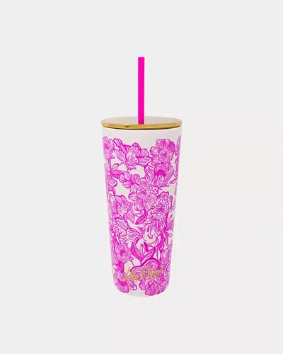 Lilly Pulitzer Tumbler With Straw In Multi