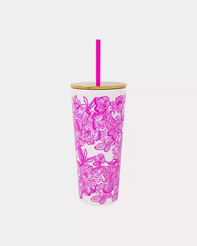 Lilly Pulitzer Tumbler With Straw In Multi