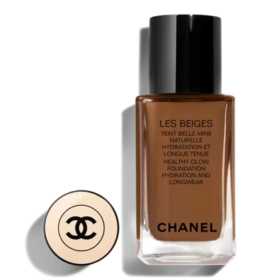 Chanel Les Beiges Healthy Glow Foundation Hydration And Longwear - B160 In Brown