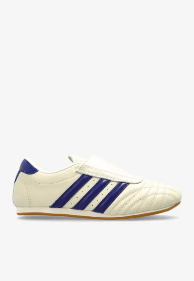 Adidas Originals Taekwondo Leather Low-top Sneakers In White