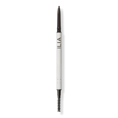 Ilia In Full Micro-tip Brow Pencil - Soft Black In Black