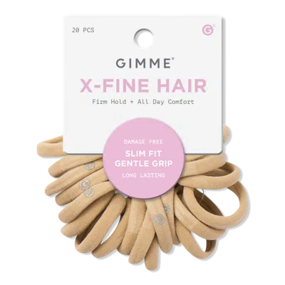 Gimme Beauty X-fine Hair Bands - Blonde In Brown