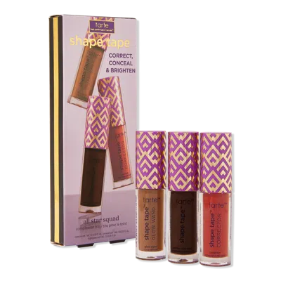 Tarte Shape Tape All Star Squad Complexion Trio - 63h Espresso Honey / Moonbeam / Red