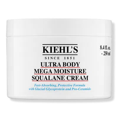 Kiehl's Since 1851 Ultra Body Mega Moisture Squalane Cream 8.4 Oz. In White