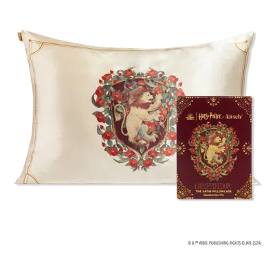 Kitsch Harry Potter X  Satin Pillowcase Standard - Gryffindor In Red
