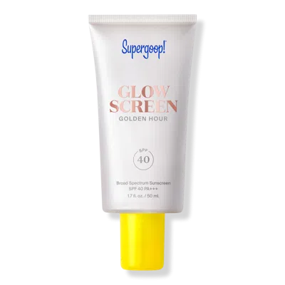 Supergoop ! Mini Glowscreen Sunscreen Spf 40 With Hyaluronic Acid + Niacinamide .68 oz Sunrise / 20 ml In Gold