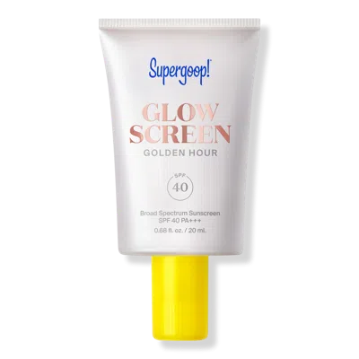 Supergoop Mini Glowscreen Spf 40 Sunscreen With Hyaluronic Acid + Niacinamide - Golden Hour In Gold
