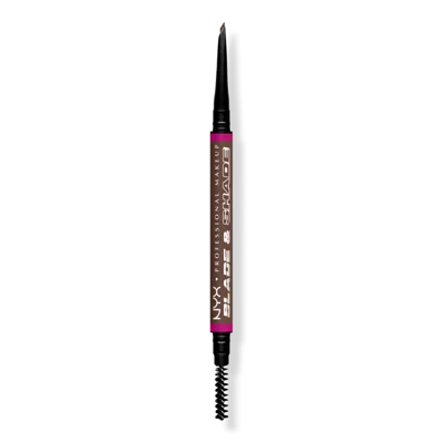 Nyx Professional Makeup Brow Blade And Shade Nano Brow Mechanical Pencil - Brunette In Brown