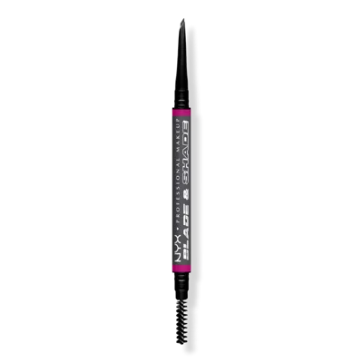 Nyx Professional Makeup Brow Blade And Shade Nano Brow Mechanical Pencil - Grey In Gray