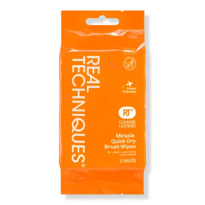 Real Techniques Miracle Quick Dry Makeup Brush Wipes