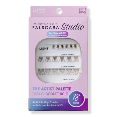 Kiss Falscara Studio Palette Lash Extension Refill Kit - Dark Chocolate Light