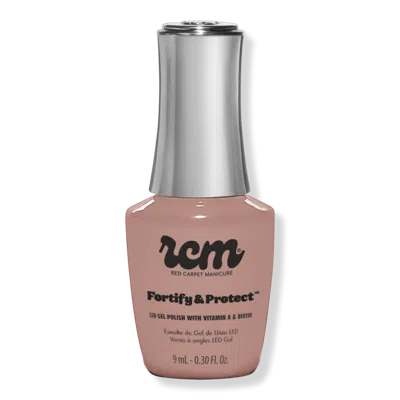 Red Carpet Manicure Fortify & Protect Led Gel Nail Polish Collection - Latte Lovin