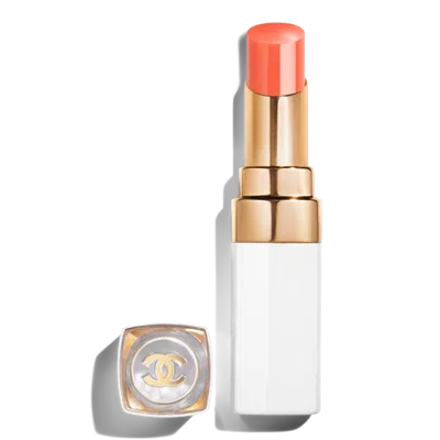 Chanel Rouge Coco Baume Shine Hydrating Beautifying Tinted Lip Balm - Buildable Color - Tender Peach