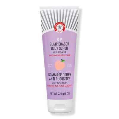 First Aid Beauty Kp Bump Eraser Body Scrub With 10% Aha Fresh Peach