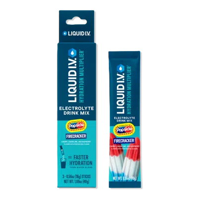 Liquid I.v. Hydration Multiplier Electrolyte Drink Mix Popsicle Firecracker - 3 Ct