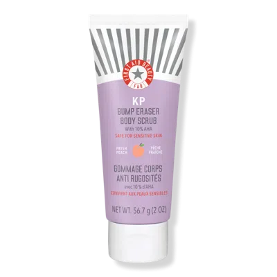 First Aid Beauty Travel Size Kp Bump Eraser Body Scrub Fresh Peach In Transparent