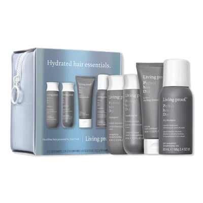 Living Proof Hydrated Hair Essentials Kit In Multi