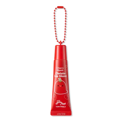 Tonymoly Squishmallows Key Chain High Shine Lip Gloss - Christo Chili Pepper