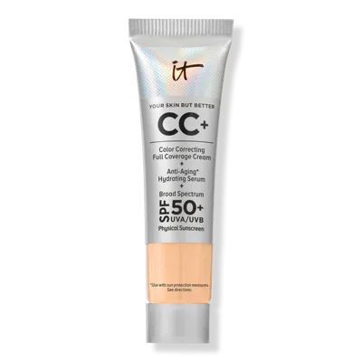 It Cosmetics Mini Cc+ Cream With Spf 50+ - Light Medium Warm In Brown