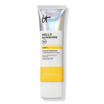 It Cosmetics Hello Sunshine Invisible Sunscreen For Face Spf 50 - 2.7 oz