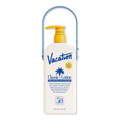 Vacation Classic Lotion Spf 50 Sun Lotion Jug In Transparent