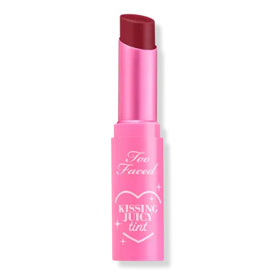 Too Faced Raspberry Kissing Jelly Juicy Tint Lip Balm 3g In Transparent