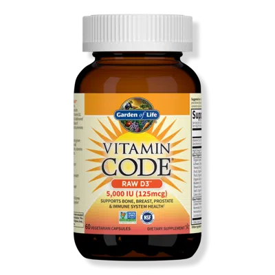 Garden Of Life Vitamin Code Raw Vitamin D3 5,000 Iu Capsules
