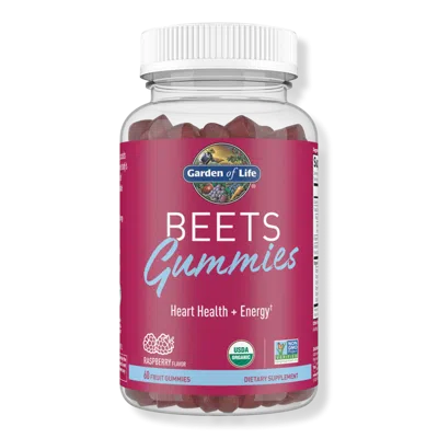 Garden Of Life Organic Beets Gummies Raspberry Flavored