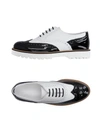 Hogan Lace-up Shoes In Black