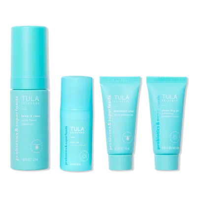 Tula Clear Skin Starters Travel-size Acne & Blemish Fighting Kit