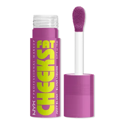 Nyx Professional Makeup Fat Cheeks Dewy Liquid Blush - Blueberry Burst