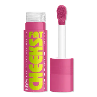 Nyx Professional Makeup Fat Cheeks Juicy Blush, Liquid Blush, Up To 12h Wear, Product Does Not Fade (various Shades) 8ml - P