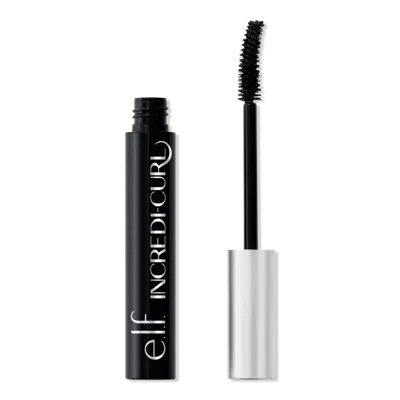 E.l.f. Cosmetics Incredi-curl Curling & Volumizing Mascara - Pitch Black In Black