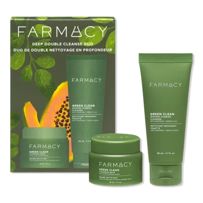 Farmacy Deep Double Cleanse Duo In Green