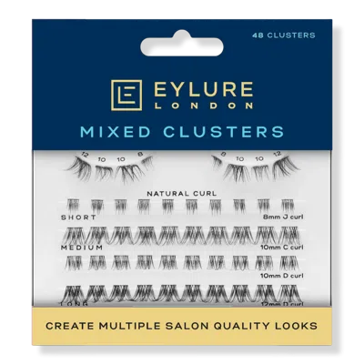 Eylure Mixed Eyelash Cluster Kit With 4 Cluster Styles