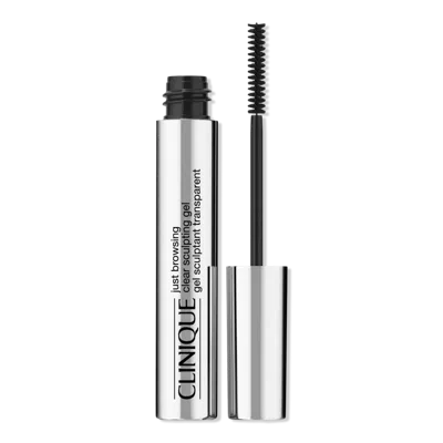 Clinique Just Browsing Clear Sculpting 12hr Eyebrow Gel 0.3 Oz. In Black