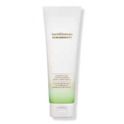 Bareminerals Skinlongevity Cushion Cloud Gentle Foaming Cleanser In White