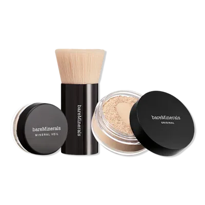 Bareminerals The Original Get Started Kit 3-piece Mineral Makeup Set In Brown
