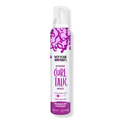 Not Your Mother's Curl Talk Fragrance-free Curl Activating Hair Mousse