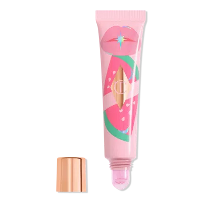 Charlotte Tilbury Unreal Lips Healthy Glow Nectar Lip Oil With Hyaluronic Acid And Vitamin E Juicylicious Pink Waterme