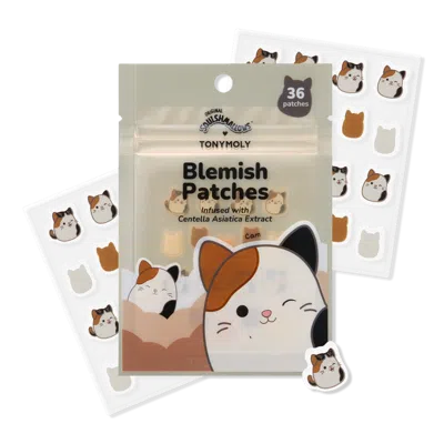 Tonymoly Squishmallows Hydrocolloid Blemish Patches - Centella Asiatica Extract