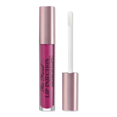 Too Faced Lip Injection Maximum Plump Extra-strength Lip Plumping Gloss In Purple
