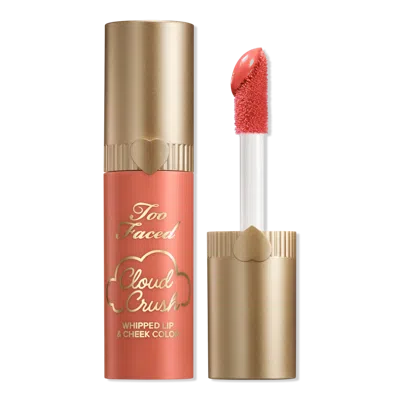 Too Faced Cloud Crush Whipped Lip & Cheek Blush Peach Blur 0.15 Oz/4.3 G