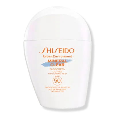 Shiseido Urban Environment Mineral Clear Sunscreen Spf 50 In Transparent
