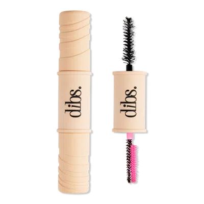 Dibs Beauty Mini Double Standard Primer & Mascara Duo - Rich Neutral Brown & Jet Black