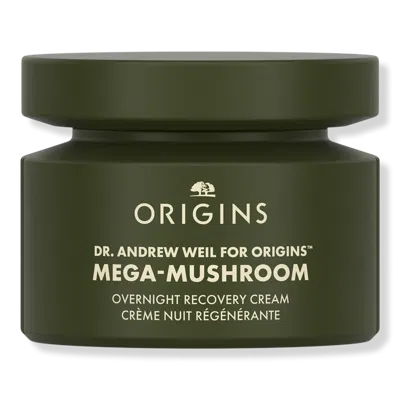 Origins Mega Mushroom Overnight Recovery Cream Moisturizer In Green
