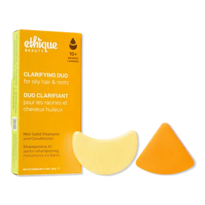 Ethique Beauty Clarifying Shampoo & Conditioner Mini Bar Set